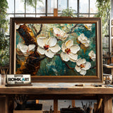 Blossom Tree Floral Oil Painting - image 2