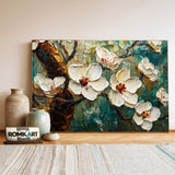 Blossom Tree Floral Oil Painting - image 3