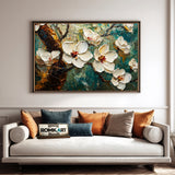 Blossom Tree Floral Oil Painting - image 4