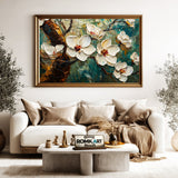 Blossom Tree Floral Oil Painting - image 5