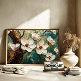 Blossom Tree Floral Oil Painting - image 6