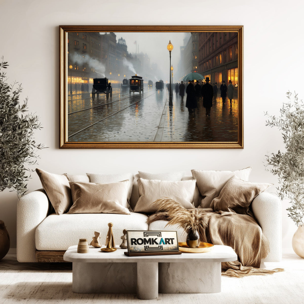 Boston 19th Century Historical Oil Painting - image 5