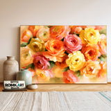 Bowlful Of Roses Oil Painting - image 3