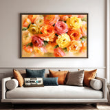 Bowlful Of Roses Oil Painting - image 4