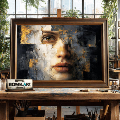 Broken Face Oil Painting - image 2