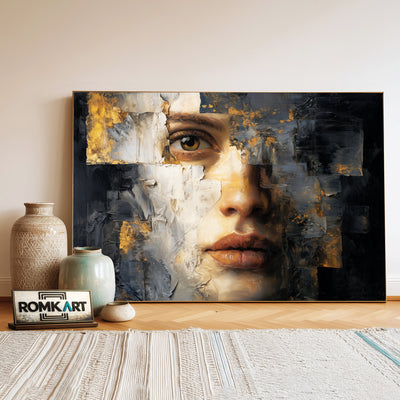 Broken Face Oil Painting - image 3