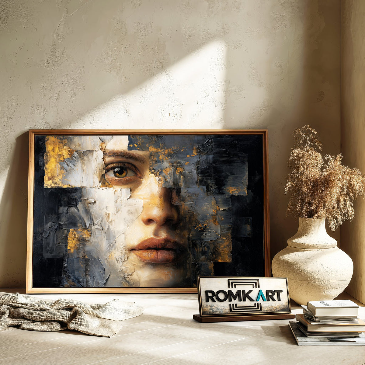 Broken Face Oil Painting - image 6