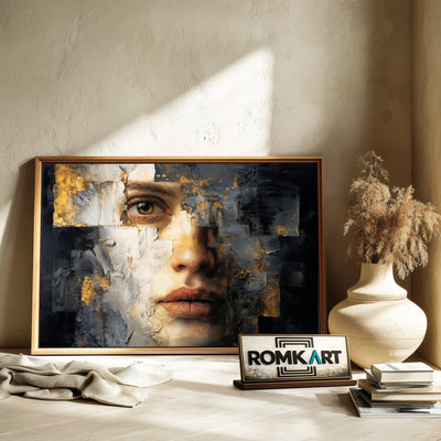 Broken Face Oil Painting - image 6