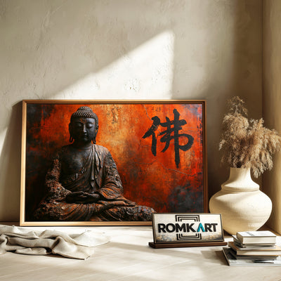 Buddha Statue Oil Painting - image 6