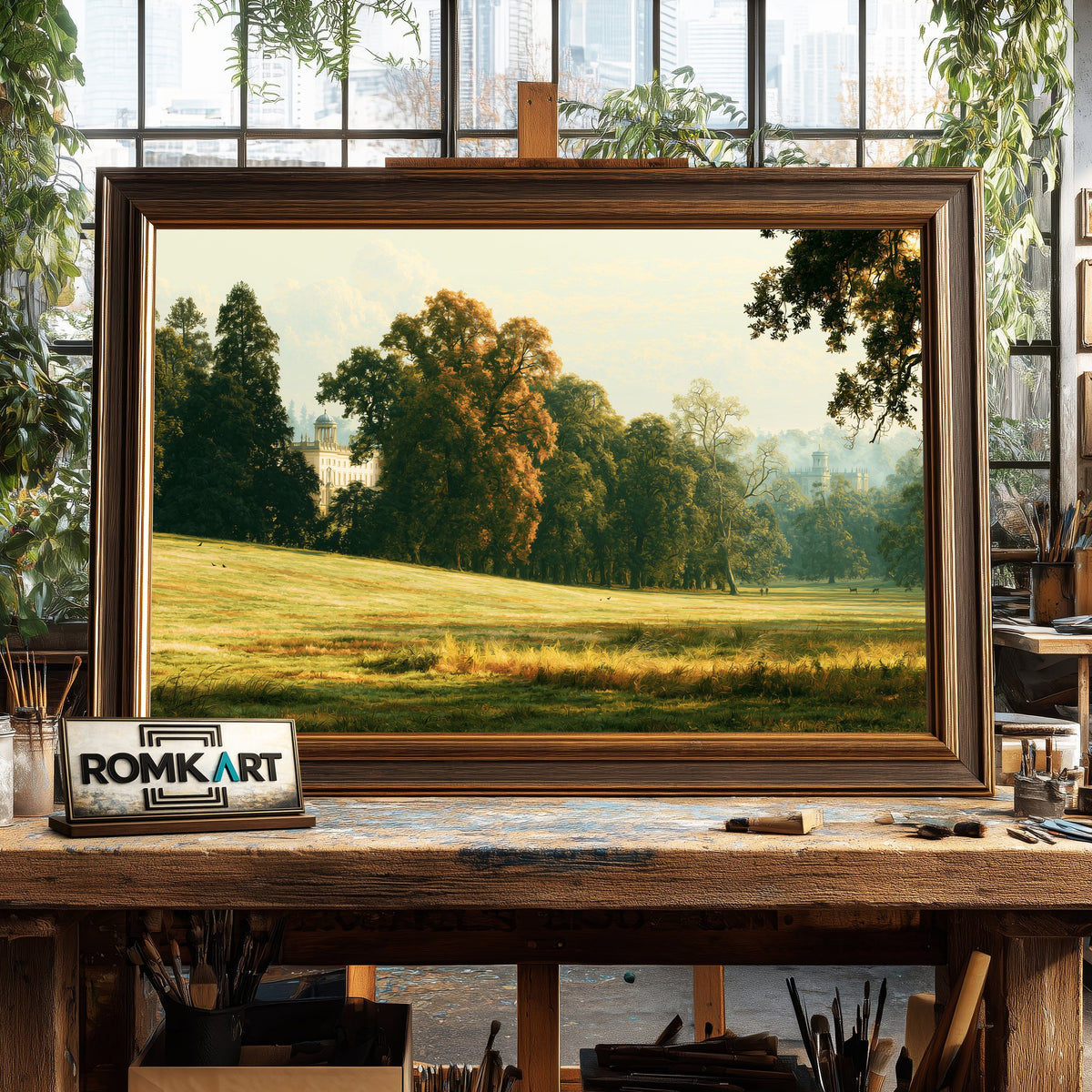 Castle Howard's Grounds Oil Painting - image 2