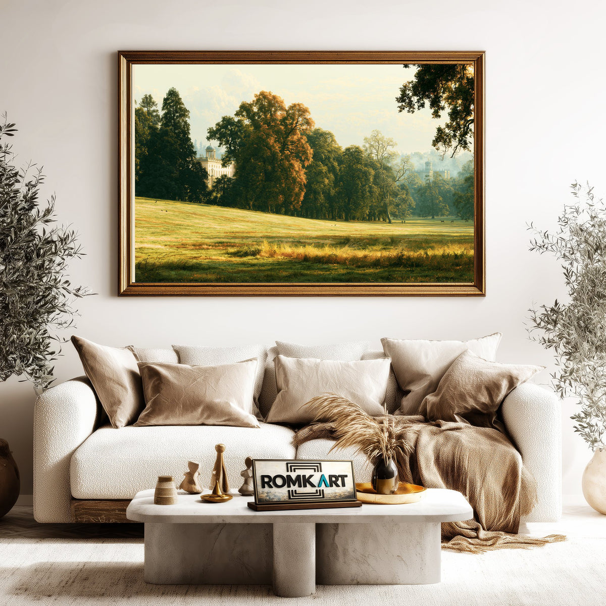 Castle Howard's Grounds Oil Painting - image 5