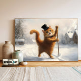 Cat Dances Oil Painting - image 3