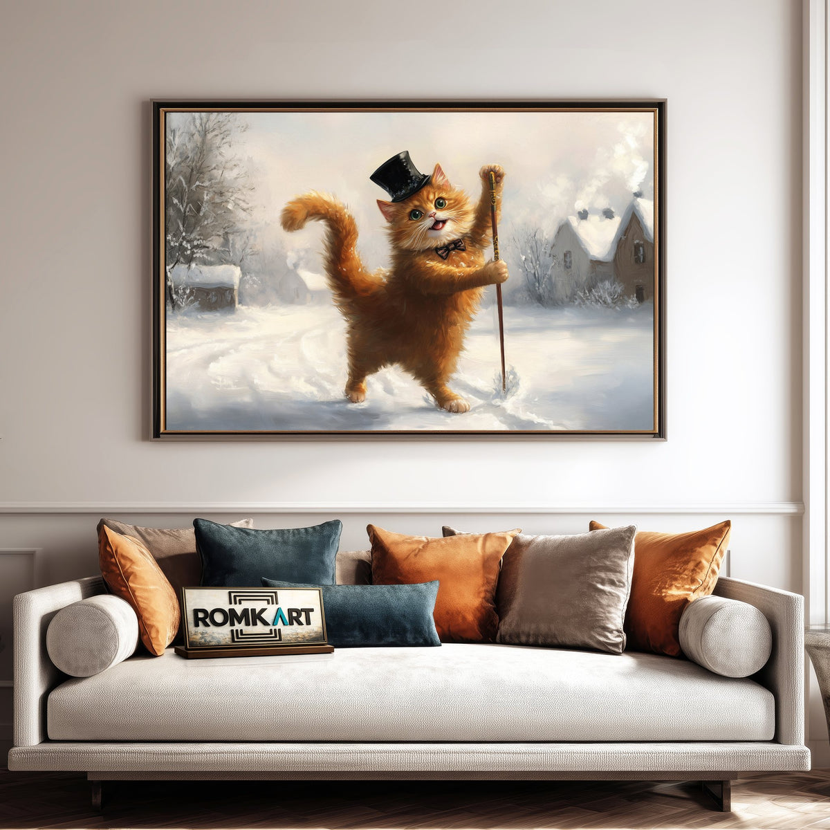 Cat Dances Oil Painting - image 4