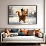 Cat Dances Oil Painting - image 4