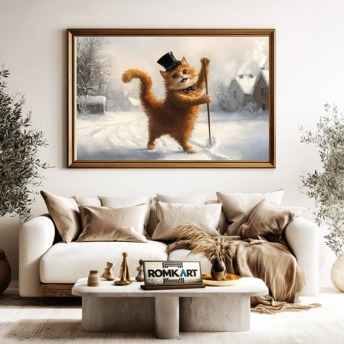 Cat Dances Oil Painting - image 5