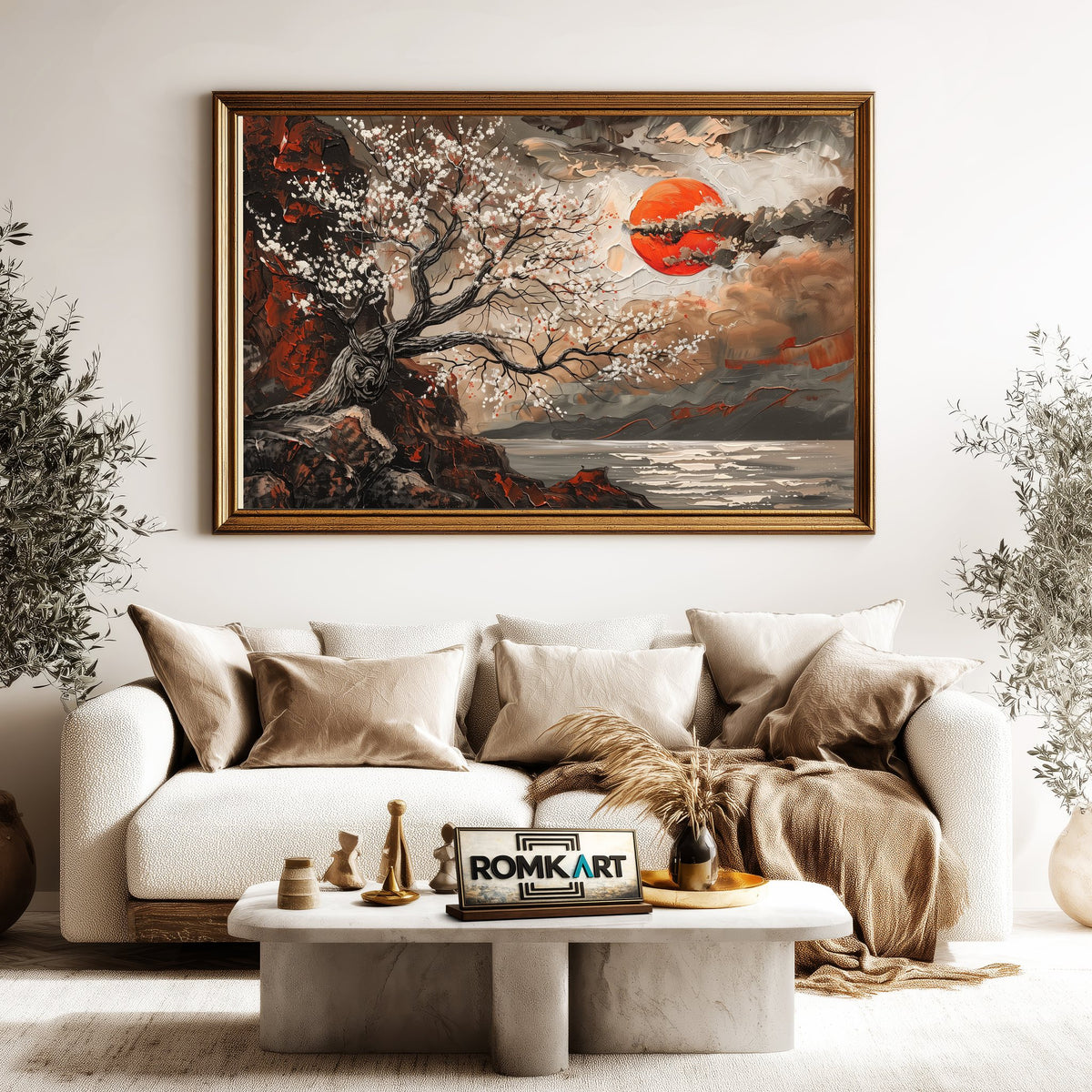 Chery Blossom Traditional China Art Asian Art Oil Painting - image 5