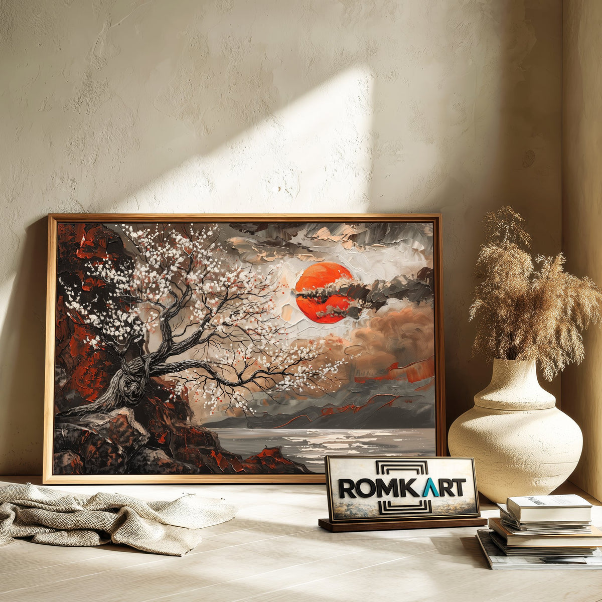 Chery Blossom Traditional China Art Asian Art Oil Painting - image 6