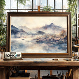 China Village Mountain Asian Art Oil Painting - image 2