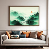 Chinese Art Waterfall Asian Art Oil Painting - image 4
