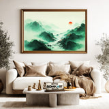 Chinese Art Waterfall Asian Art Oil Painting - image 5