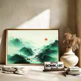 Chinese Art Waterfall Asian Art Oil Painting - image 6