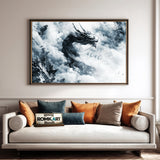 Chinese Dragon Fantasy Oil Painting - image 4