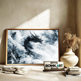 Chinese Dragon Fantasy Oil Painting - image 6