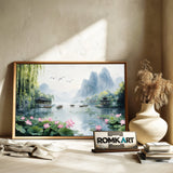 Chinese Traditional Landscape Asian Art Oil Painting - image 6