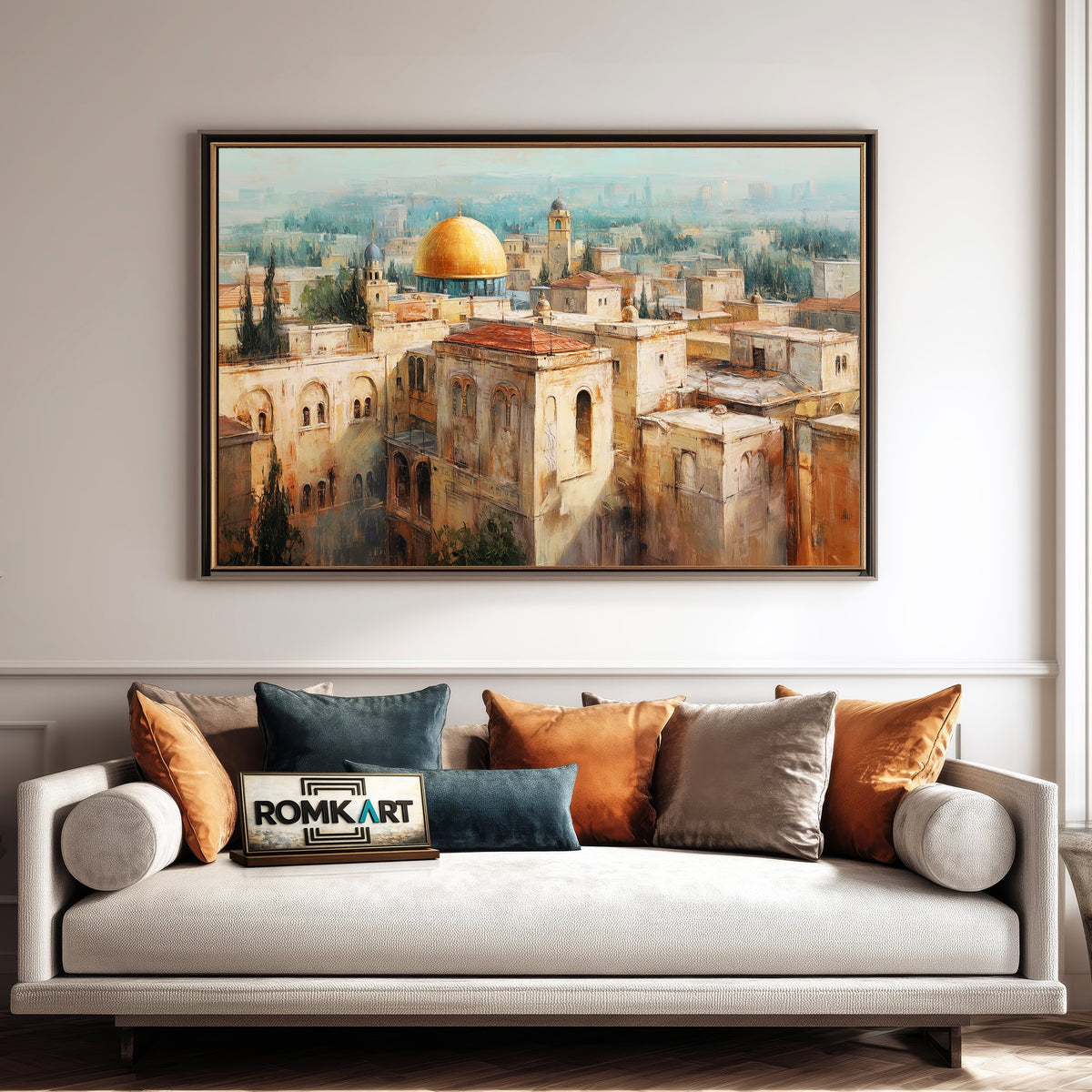 Cityscape of Jerusalem Oil Painting - image 4