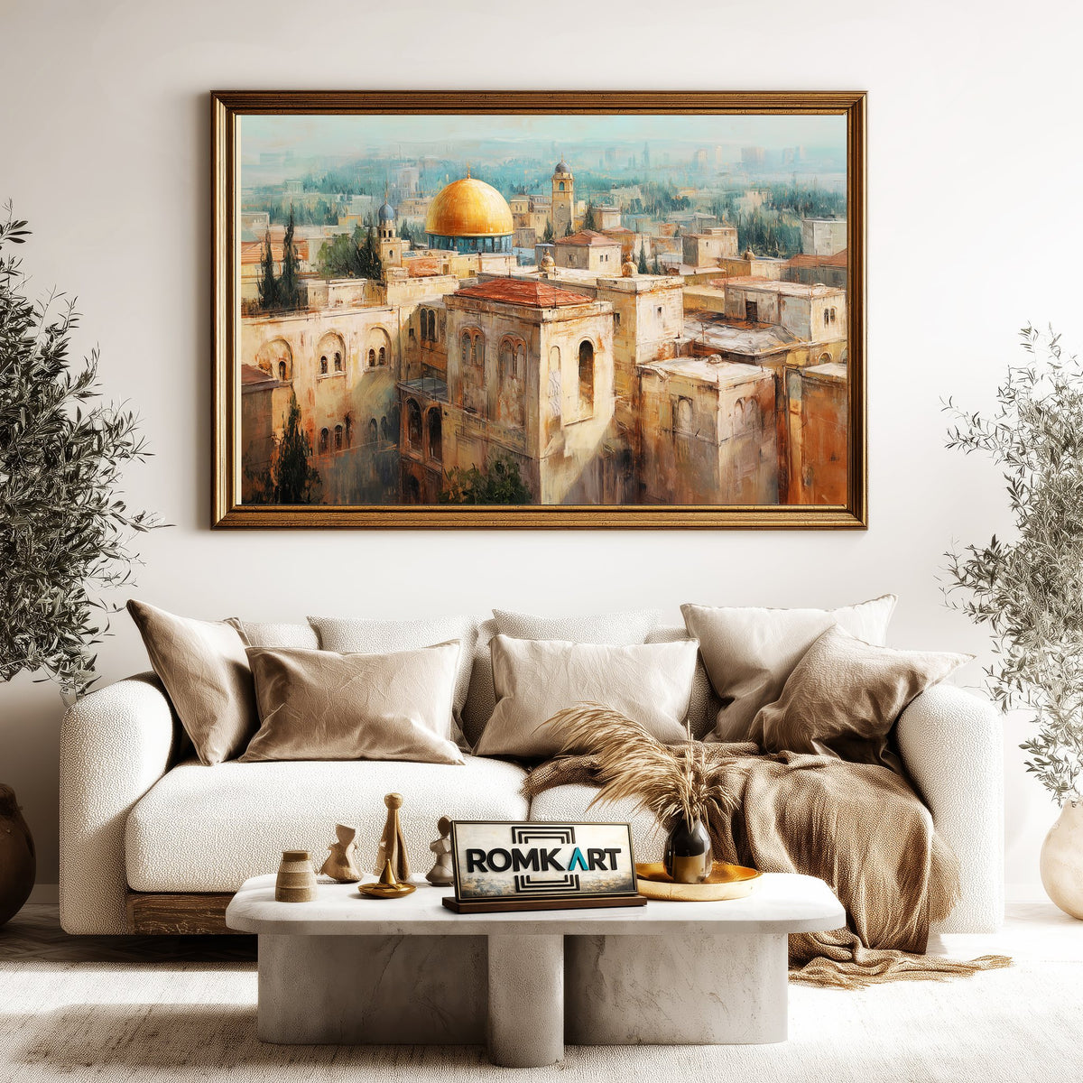 Cityscape of Jerusalem Oil Painting - image 5