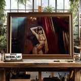 Cleopatra Majestic Historical Oil Painting - image 2