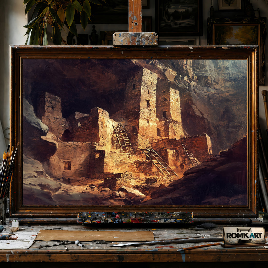 Cliff Palace hand-painted oil painting on canvas