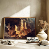 Cliff Palace Architectural Oil Painting - image 6