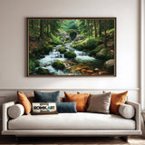 Cobblestone Bridge, Acadia National Park Landscape Oil Painting - image 4