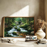 Cobblestone Bridge, Acadia National Park Landscape Oil Painting - image 6