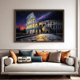 Colosseum in Rome Architectural Oil Painting - image 4