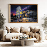 Colosseum in Rome Architectural Oil Painting - image 5
