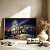 Colosseum in Rome Architectural Oil Painting - image 6