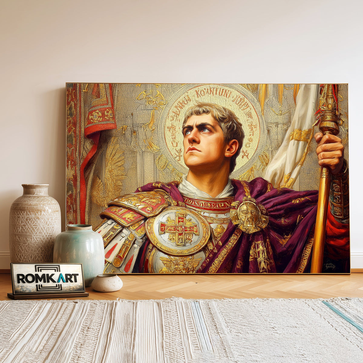 Constantine The Great - The First Christian Emperor Oil Painting - image 3