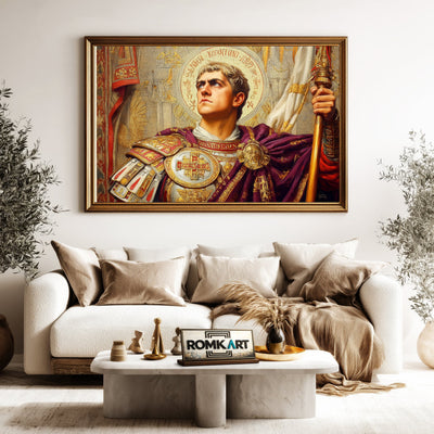 Constantine The Great - The First Christian Emperor Oil Painting - image 5