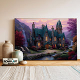 Countryside Manor Oil Painting - image 3