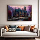 Countryside Manor Oil Painting - image 4