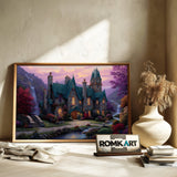 Countryside Manor Oil Painting - image 6