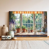 Cozy Kitchen Countryside Oil Painting - image 3