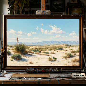 Desert Landscape 22 hand-painted oil painting on canvas