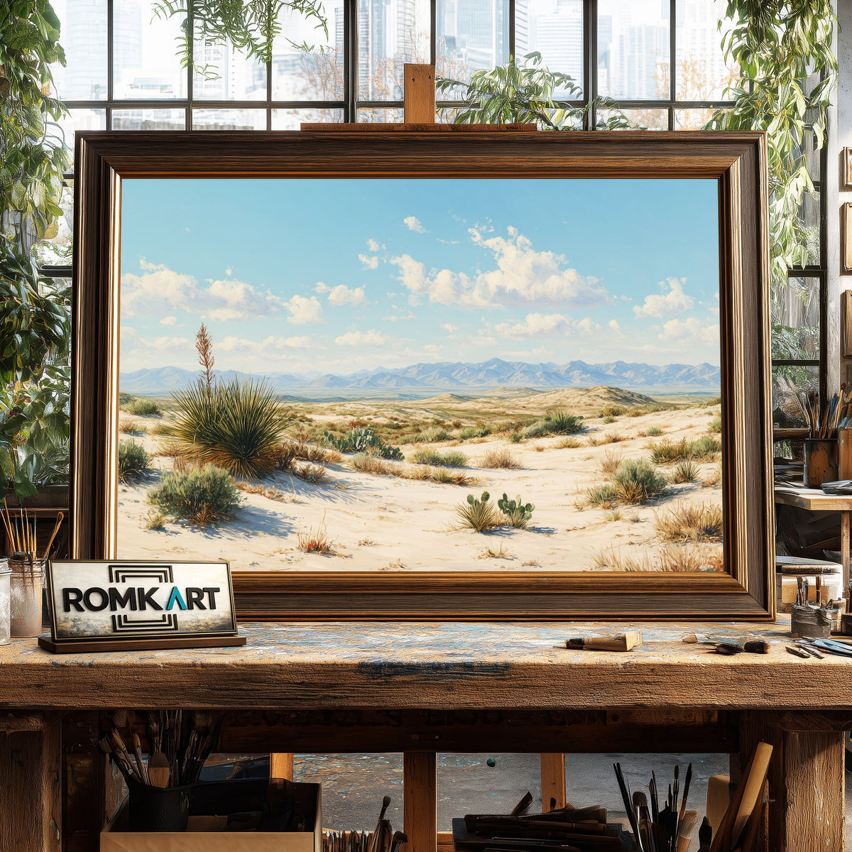 Desert Landscape 22 Oil Painting - image 2