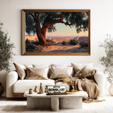Desert Landscape at Dusk Oil Painting - image 5
