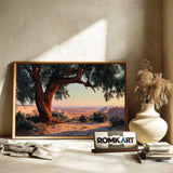 Desert Landscape at Dusk Oil Painting - image 6