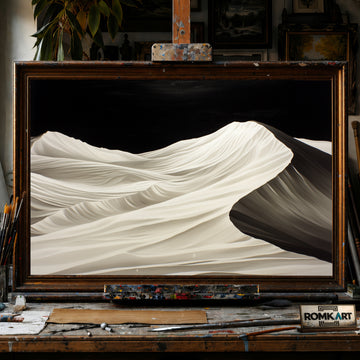 Desert Landscape hand-painted oil painting on canvas