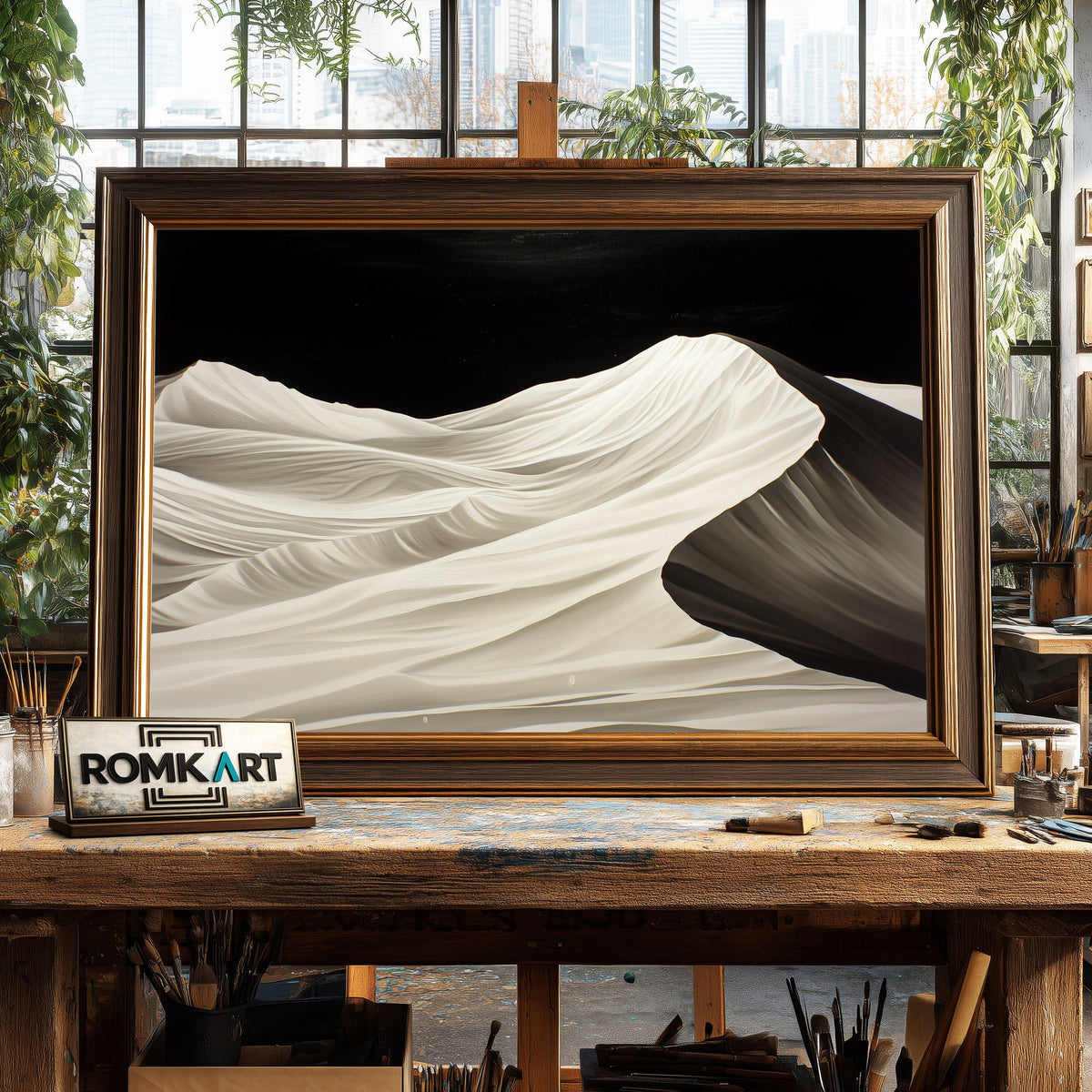 Desert Landscape Oil Painting - image 2